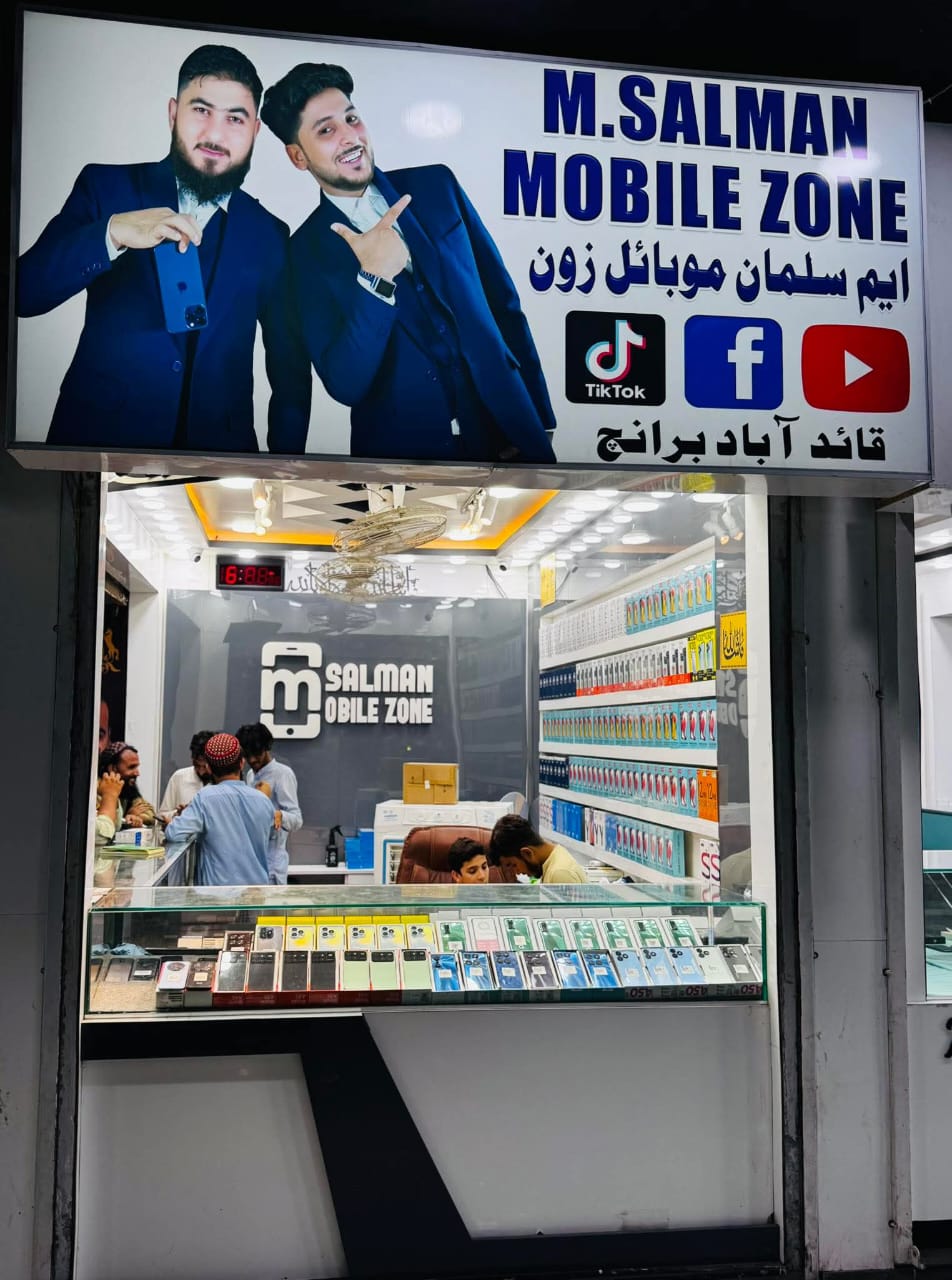 M Salman Mobile Zone mobile shop in Qaidabad Karachi